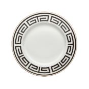 Ginori Labirinto Black Round Flat Plate - 12"